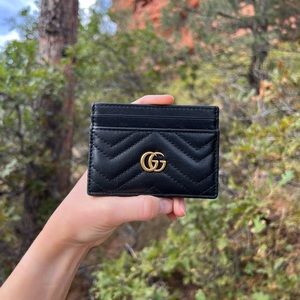 Gucci Marmont Cardholder with Dustbag GG